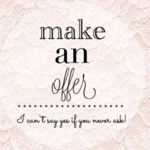 MAKE AN OFFER! Everything is negotiable...